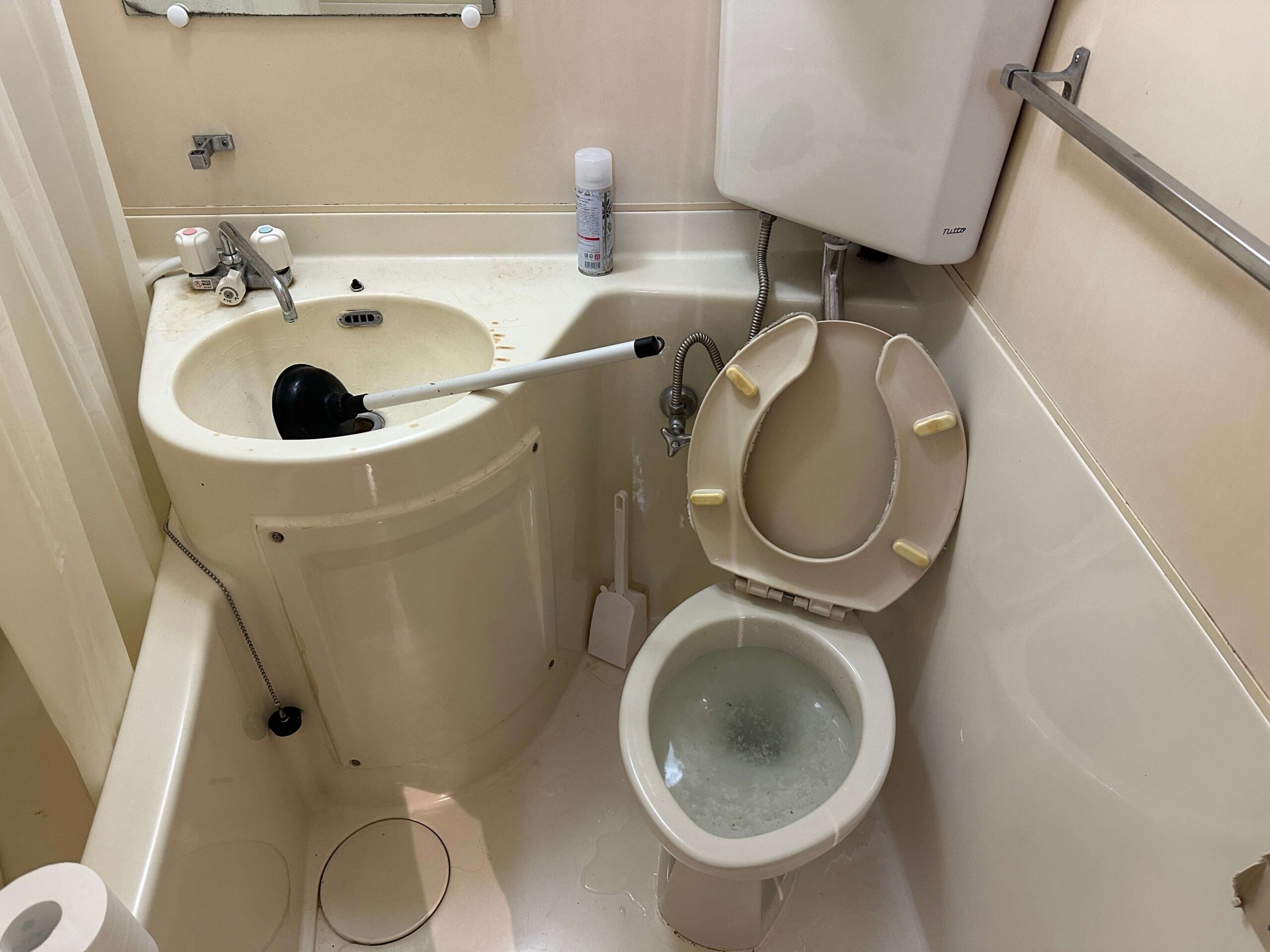 大阪市中央区トイレつまり修理