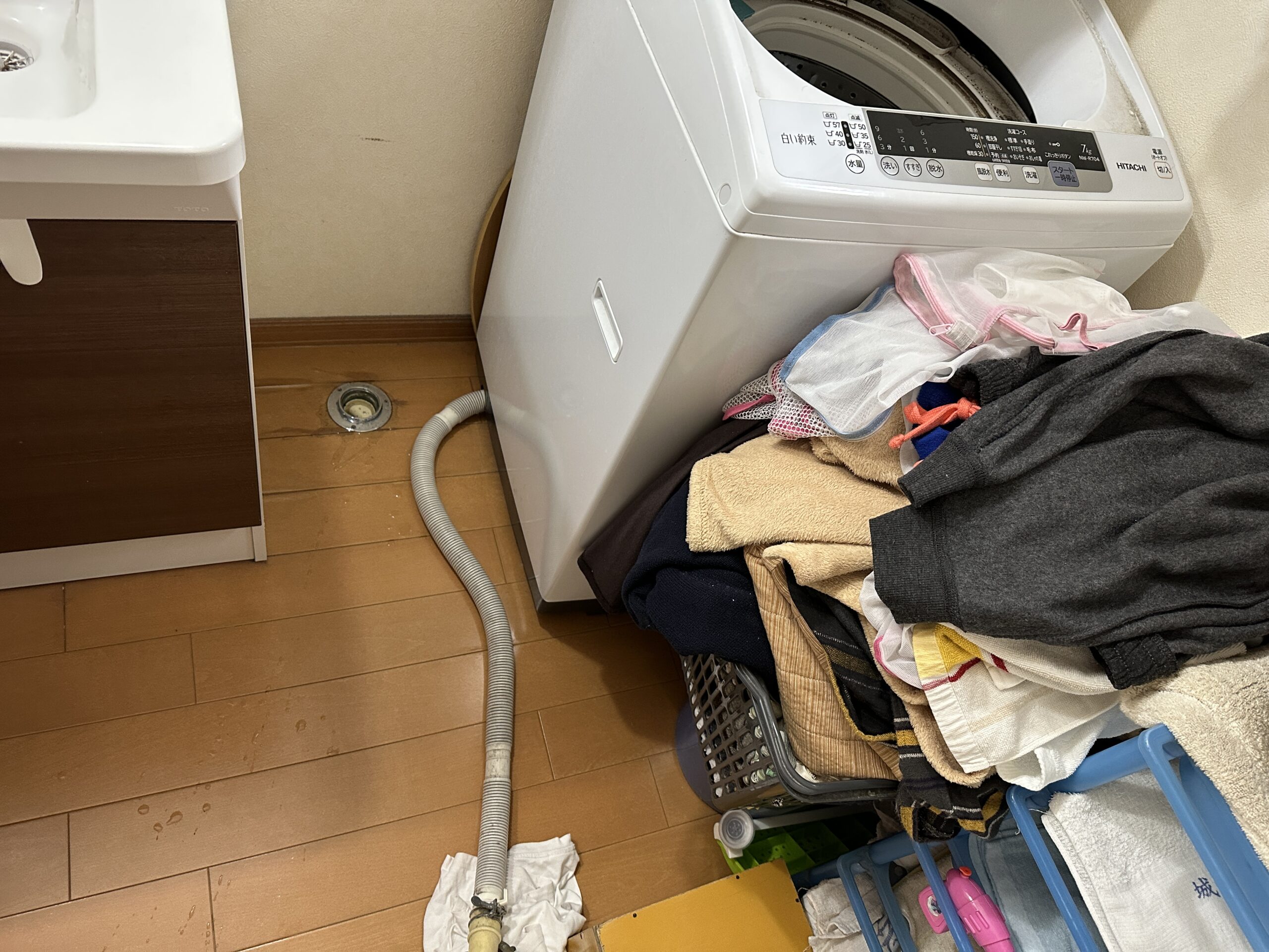 大阪市洗濯機水漏れ修理