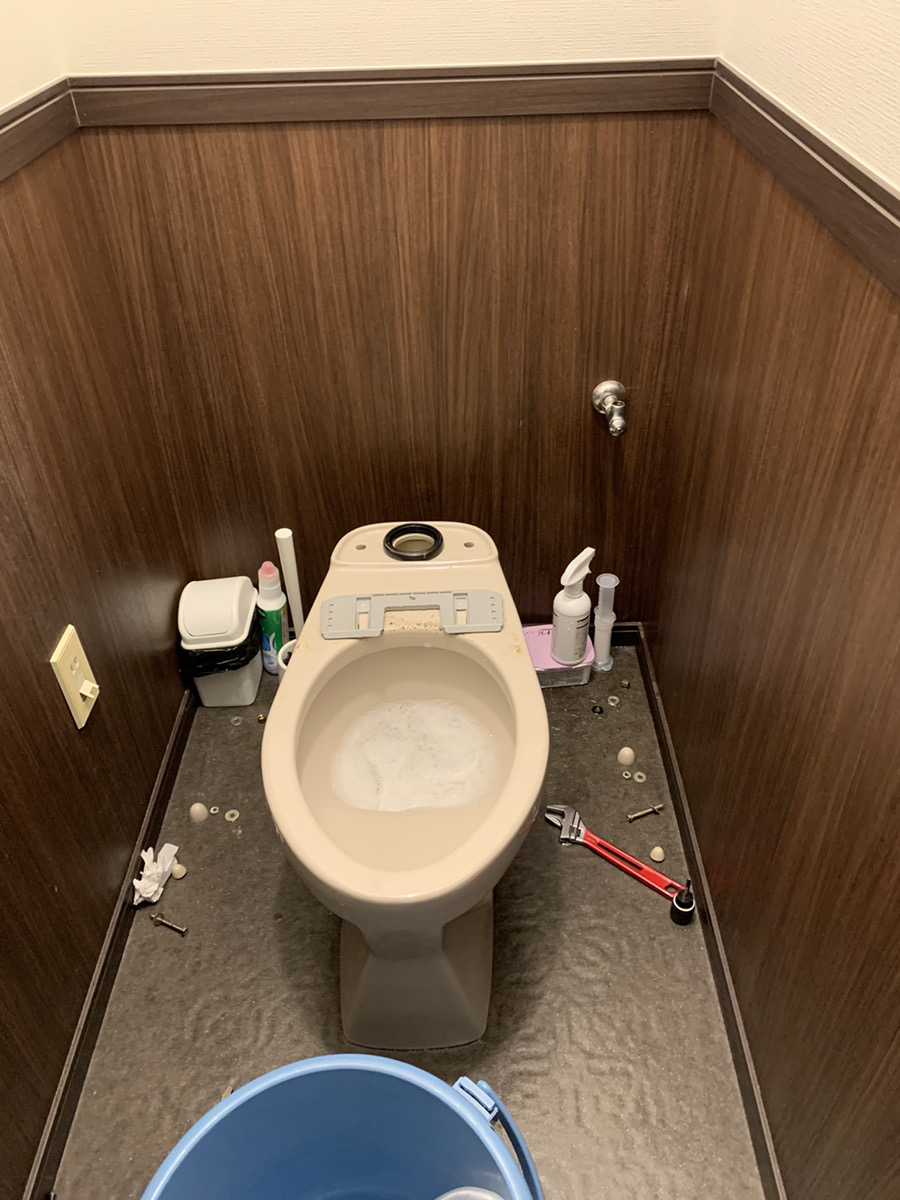 豊中市トイレつまり修理