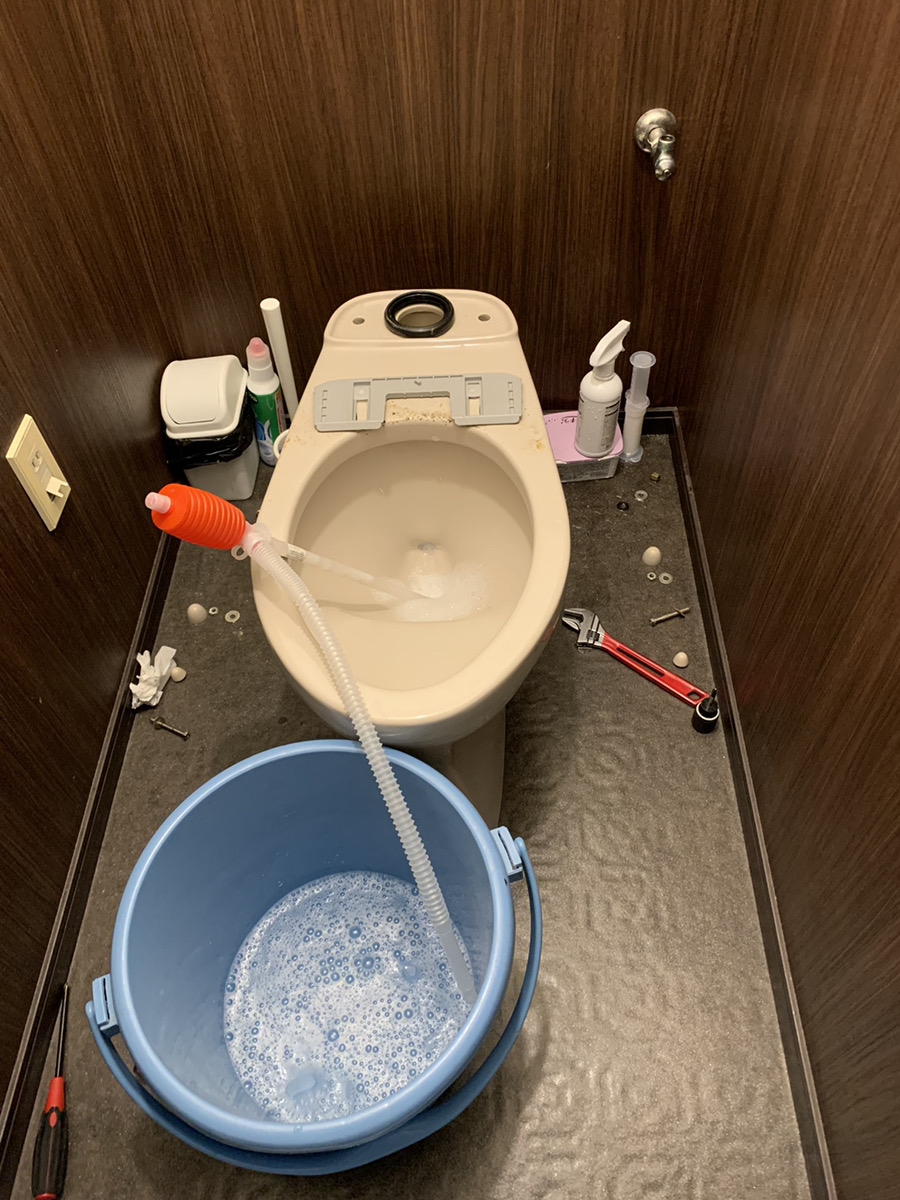 豊中市トイレつまり修理